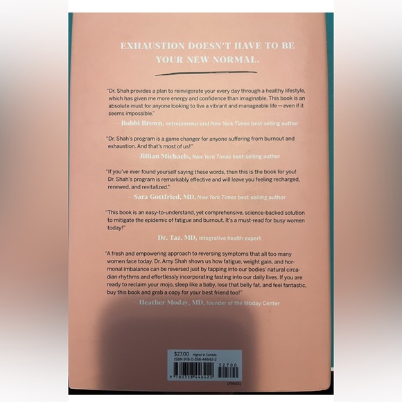 Hardcover book - I'm So Effing Tired by Amy Shah MD - Picture 4 of 4